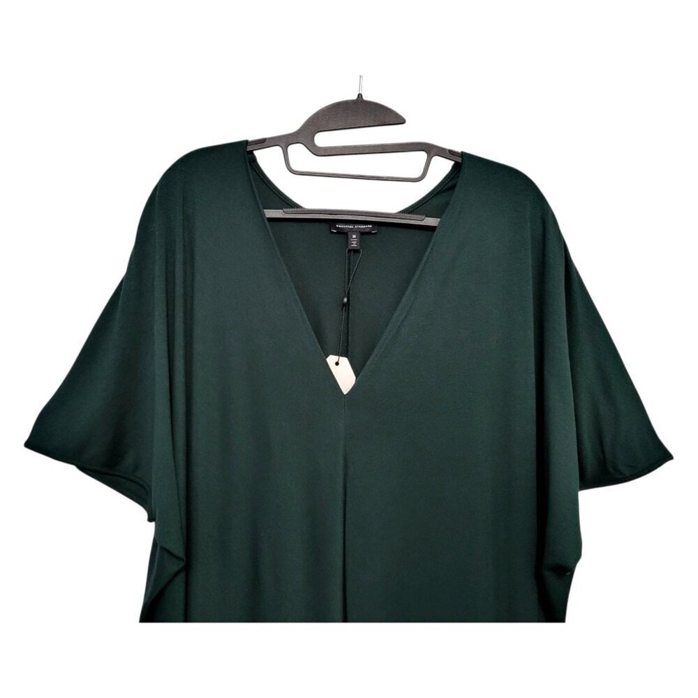 Universal Standard Teresa Liquid Jersey V-Neck Midi Dress - Picture 4 of 12